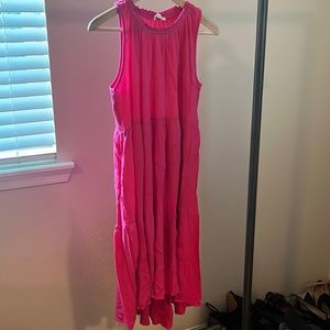 Petal and pup pink dress!